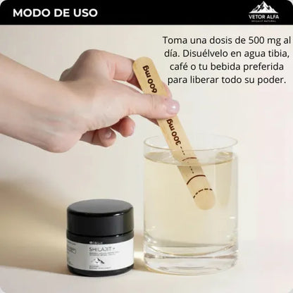 Shilajit Elite+ - Energía extrema